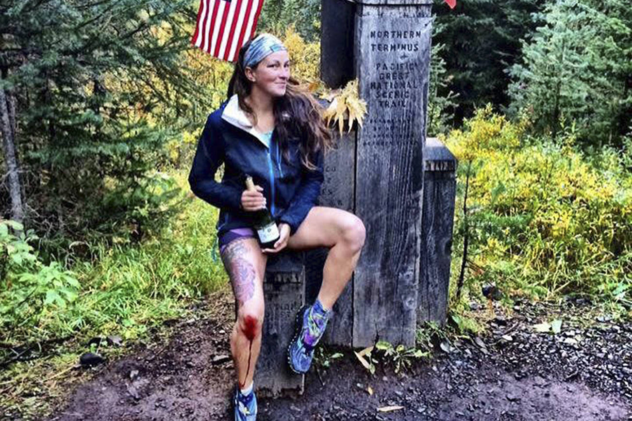 Sarah is a fearless hiker