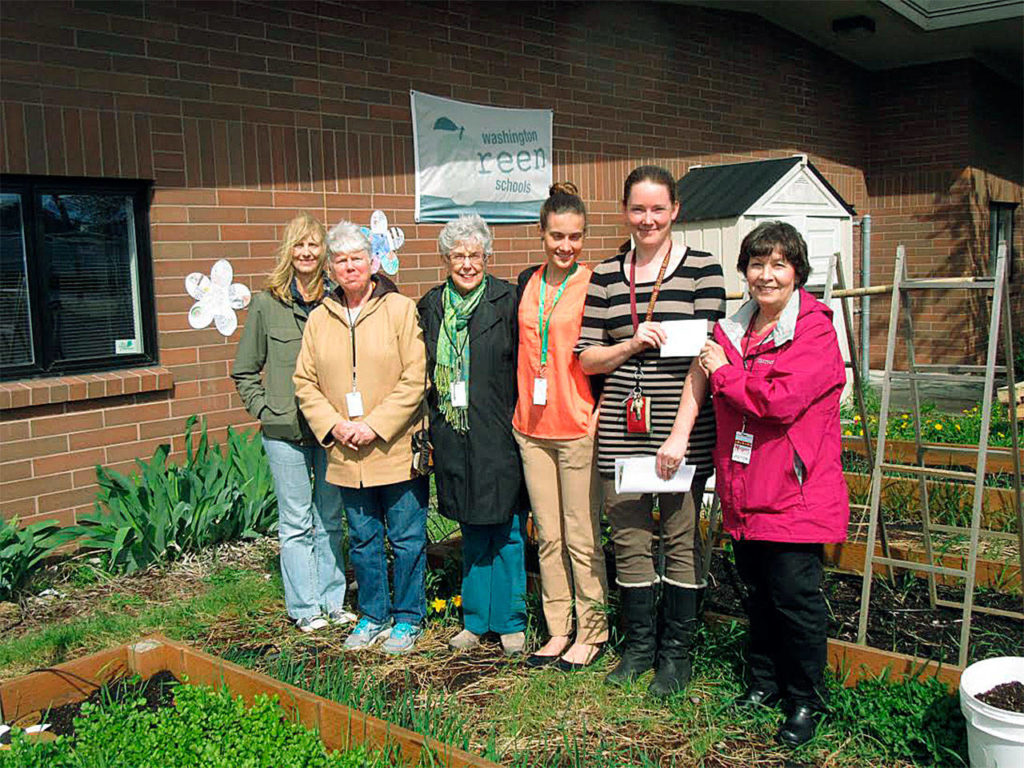 An Everett Garden Club horticulture grants for the 2016-17 year was awarded to North Middle School. (Contributed photo)

