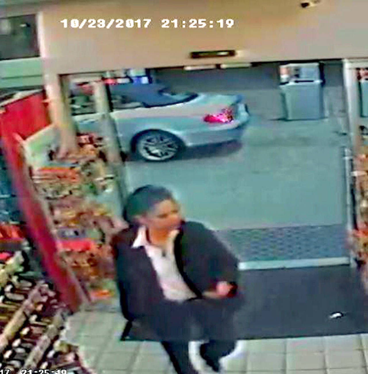 Detectives believe the same armed woman robbed two gas stations within minutes of each other Monday night on Bothell Everett Highway. (Snohomish County Sheriff’s Office)