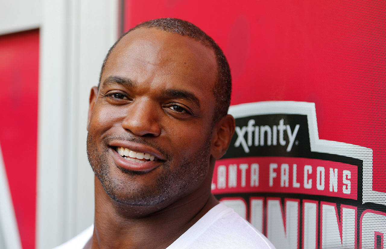 Seven-time Pro Bowl defensive end Dwight Freeney, 37, agreed to terms with the Seahawks on Tuesday. (AP Photo/John Bazemore)