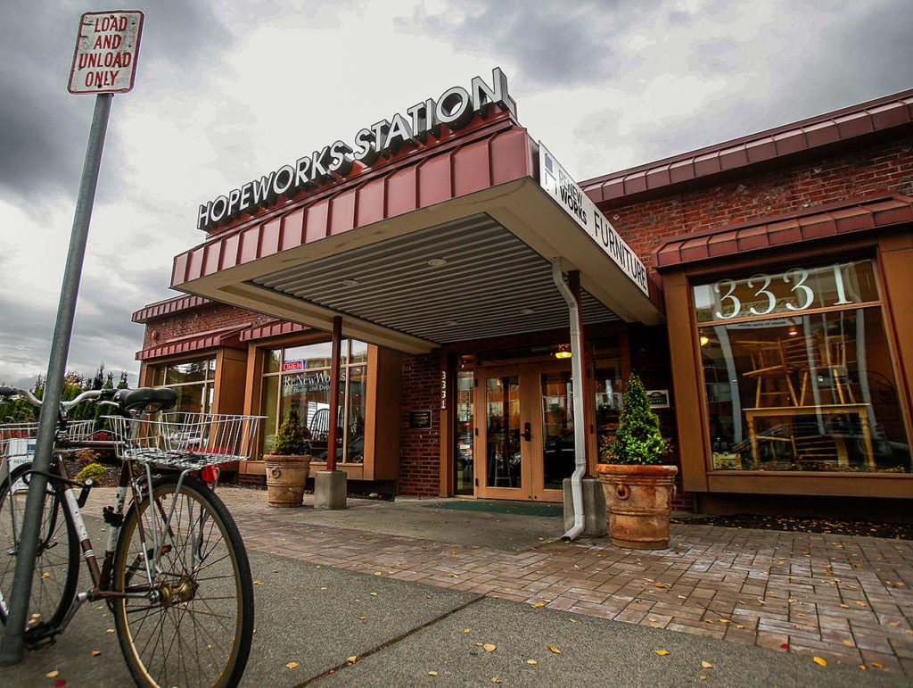 ReNewWorks Home and Decor, an Everett shop run by HopeWorks Social Enterprises, recently received a $1.5 million grant from the Bill & Melinda Gates Foundation to help support job skills opportunities. (Dan Bates / The Herald)
