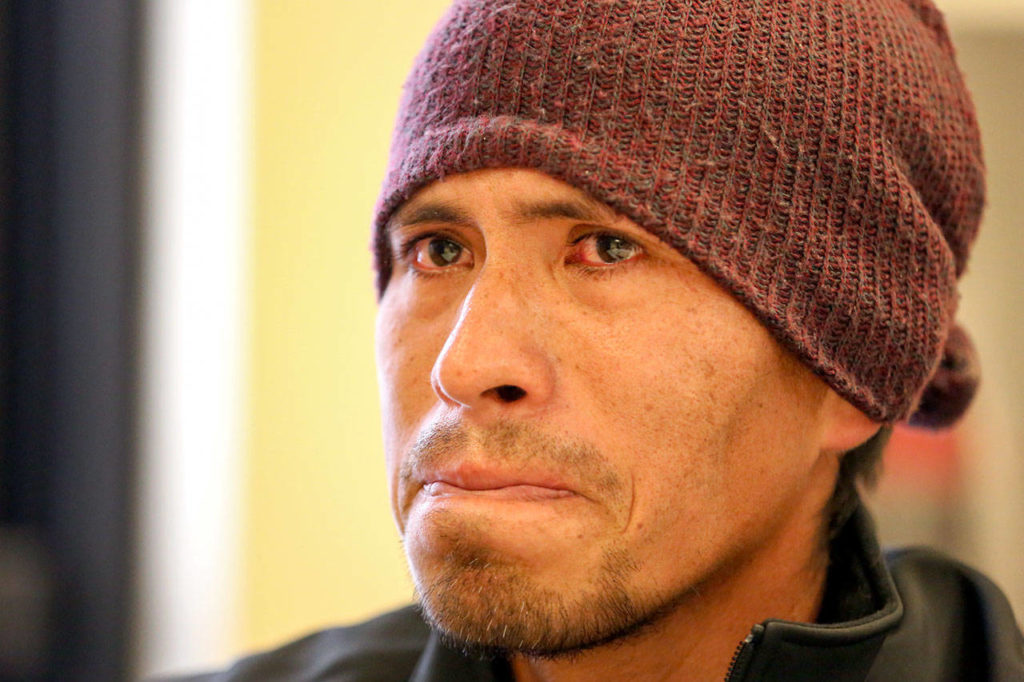Marcos Sandoval said he wonders if there is anything he could have done to protect his son and struggles with what to tell his 11-year-old. (Kevin Clark / The Herald)
