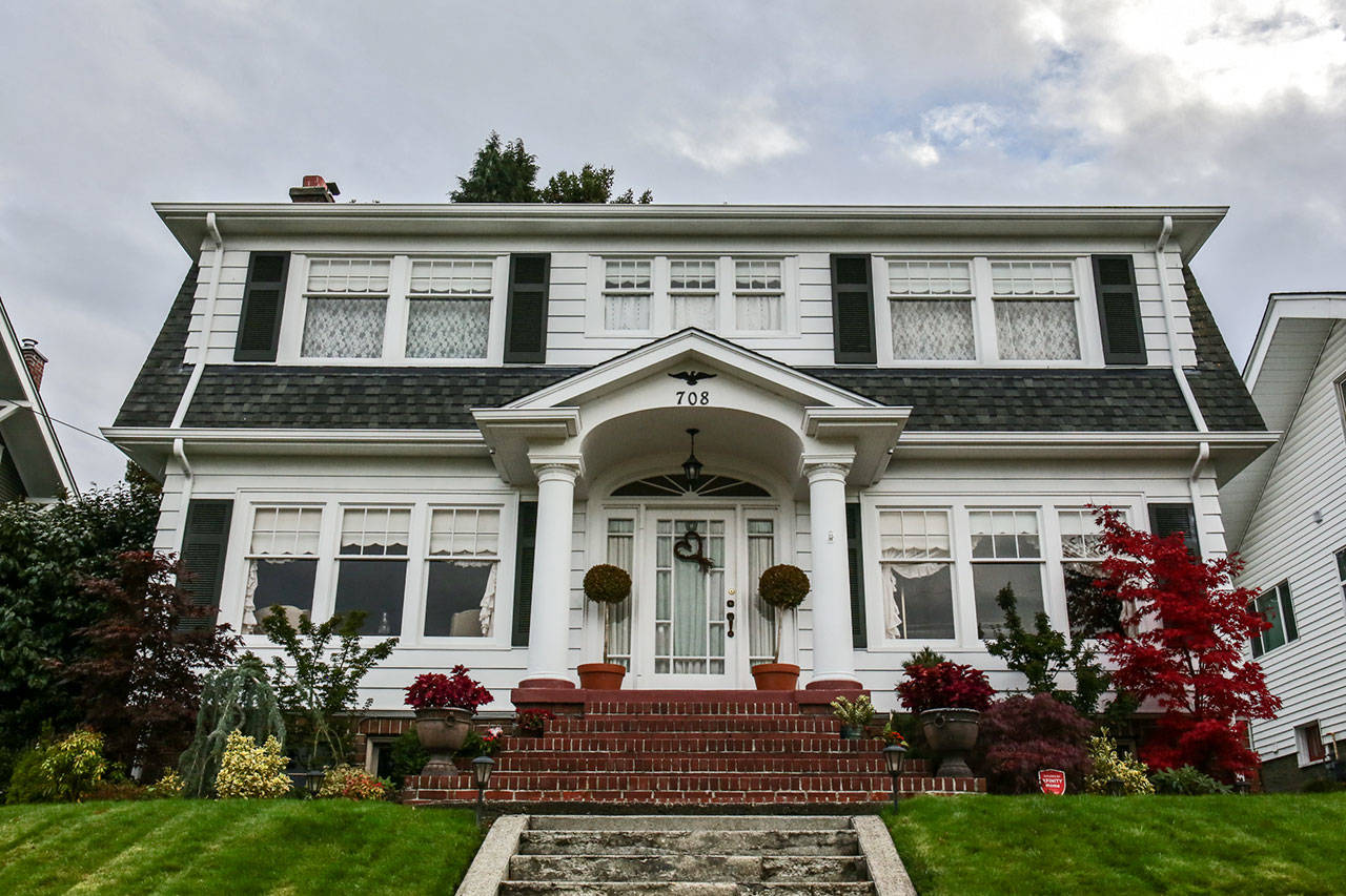 This house on Rucker Hill in Everett is featured in the “Twin Peaks” series. (Kevin Clark / The Herald)