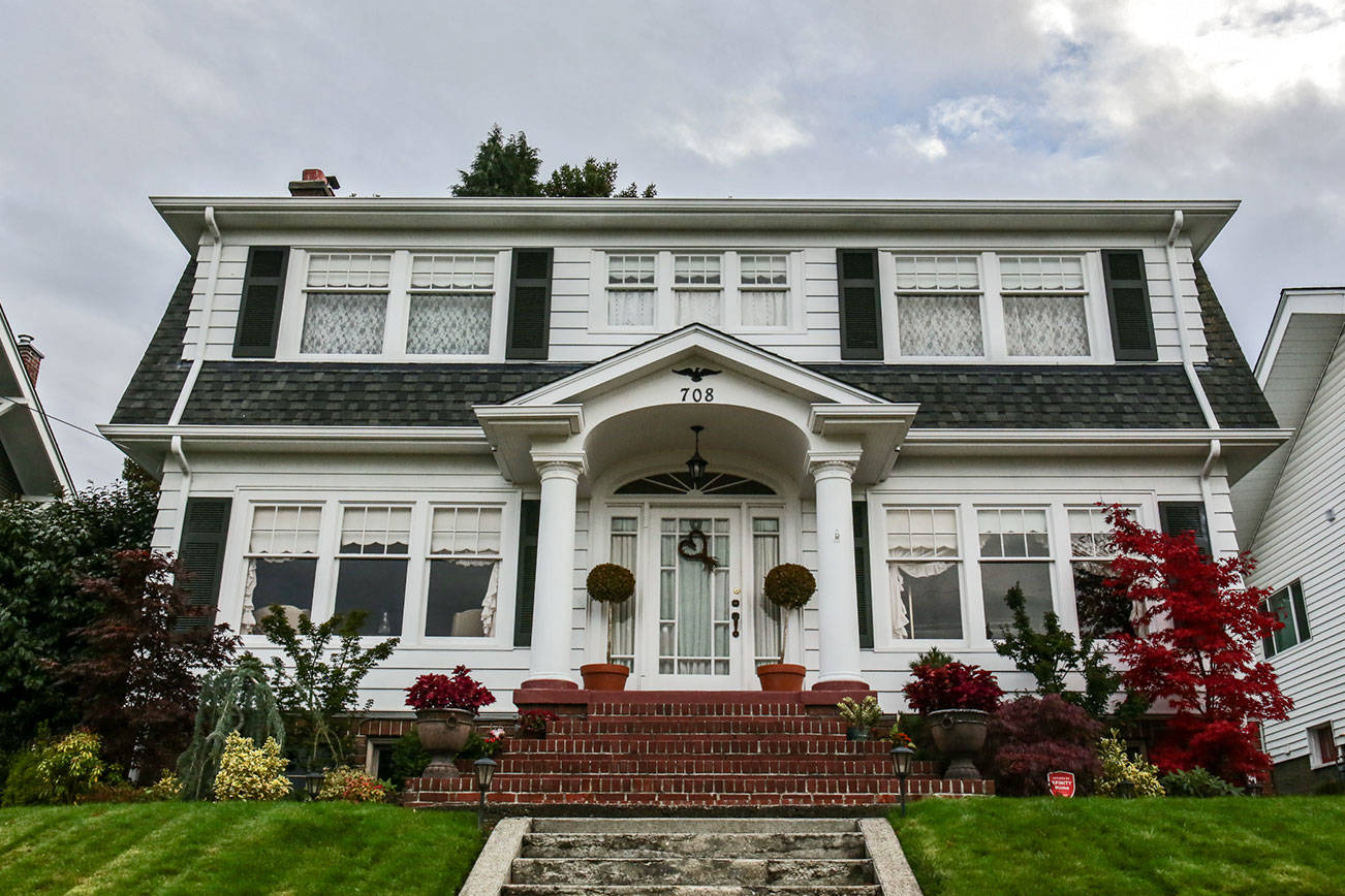 The Rucker Hill house is featured in the Twin Peaks series in Everett. (Kevin Clark / The Herald)
