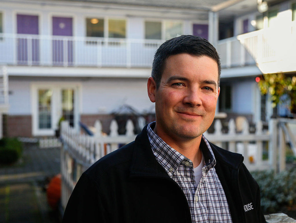 The new interim CEO of Cocoon House, the Everett-based teen shelter agency, is Joe Alonzo. Cassie Franklin is now CEO emeritus. (Dan Bates / The Herald)
