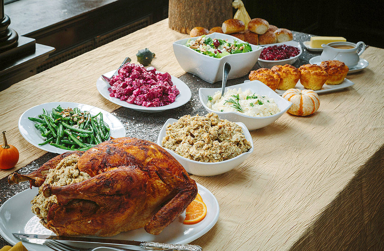 Each and every item needs to stand out when setting a Thanksgiving table. (Andrew Rush / Pittsburgh Post-Gazette)