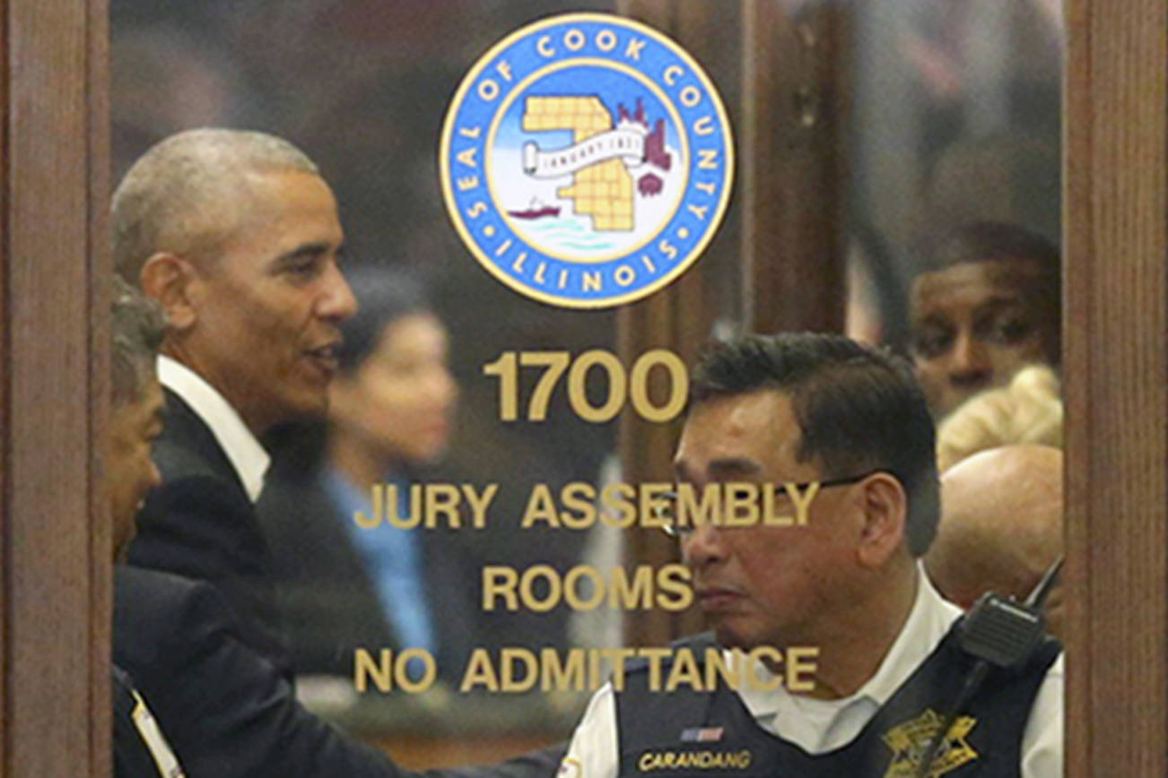 Barack Obama shows up in Chicago for jury duty; not chosen