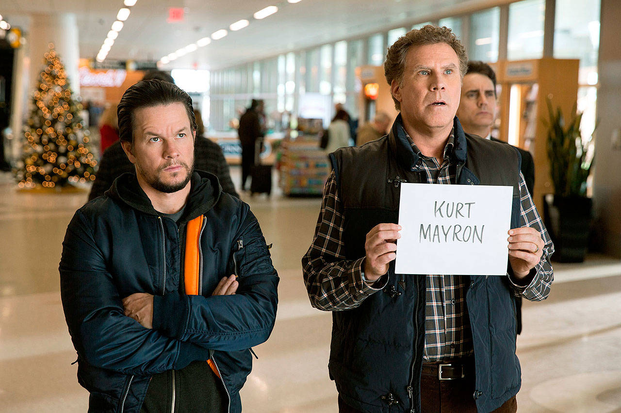 Mark Wahlberg (left) and Will Ferrell star in “Daddy’s Home 2.” (Paramount Pictures)