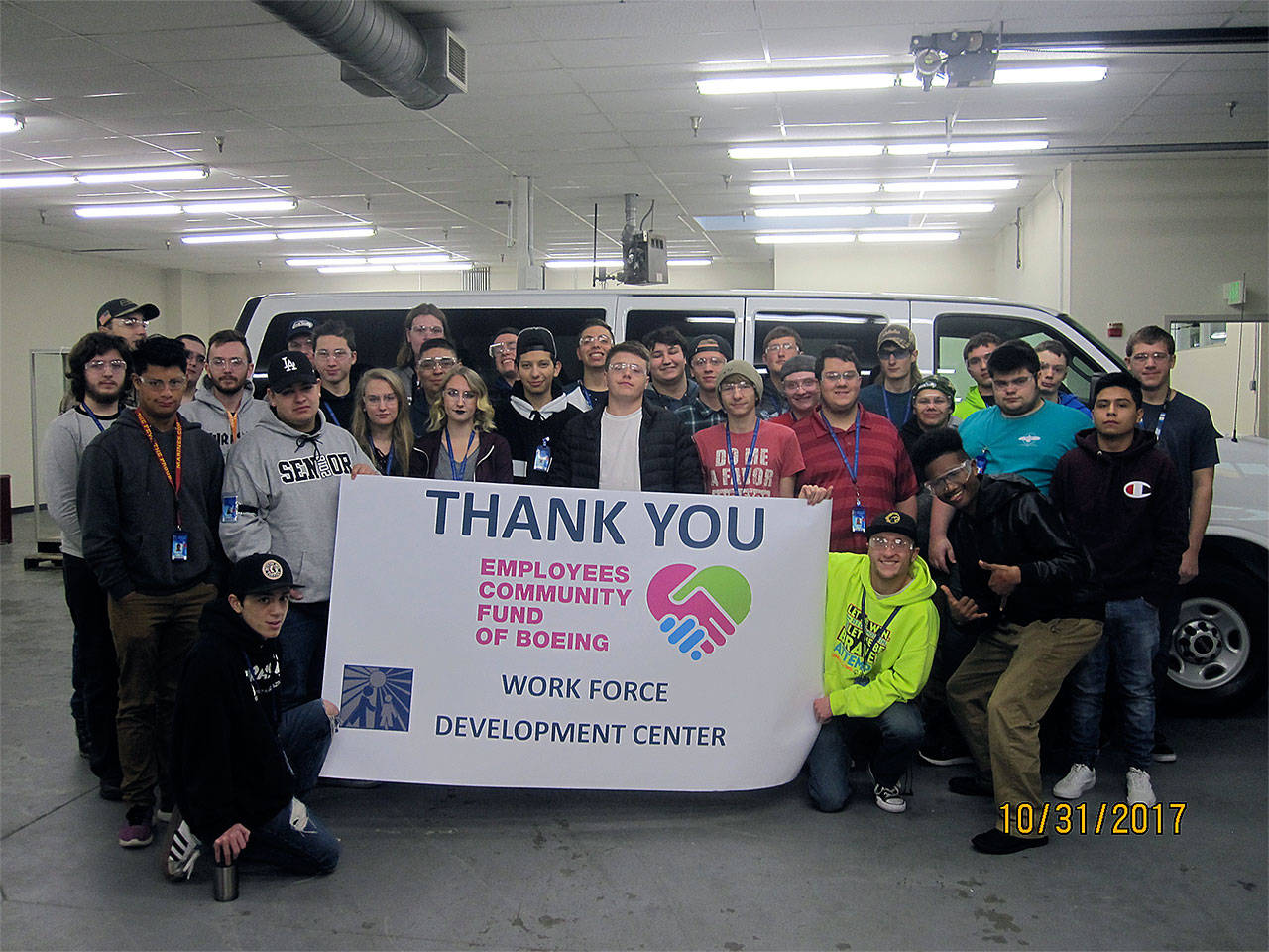 Boeing workers help pay for vans, grants to local nonprofits