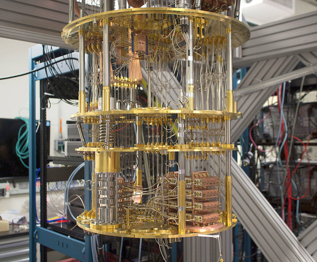 An IBM quantum computer. (IBM Research)