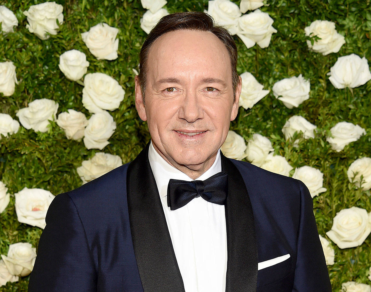 Kevin Spacey arrives at the Tony Awards at Radio City Music Hall in New York last June. (Photo by Evan Agostini/Invision/AP, File)