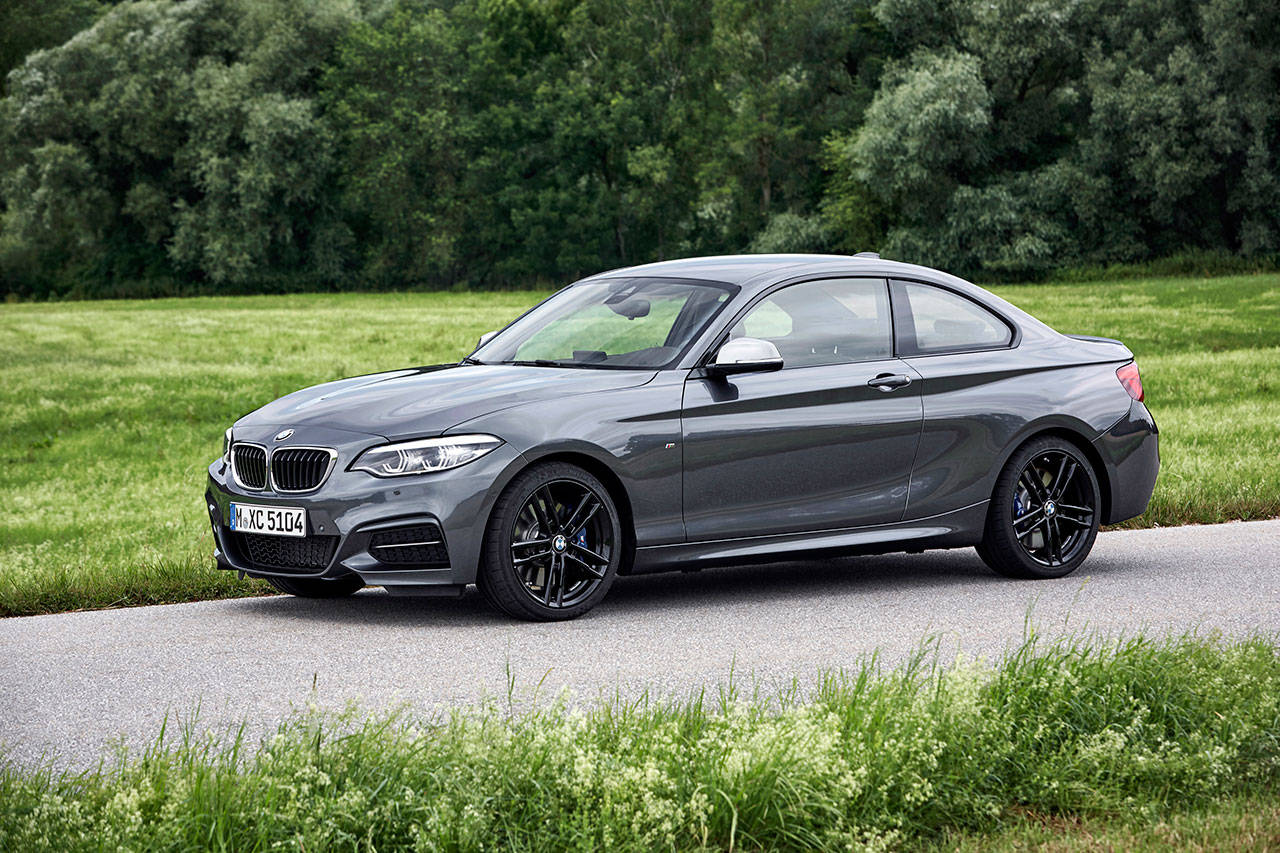 The BMW M240i replaces the former M235i and sports a new, more powerful inline six-cylinder engine. (Manufacturer photo)