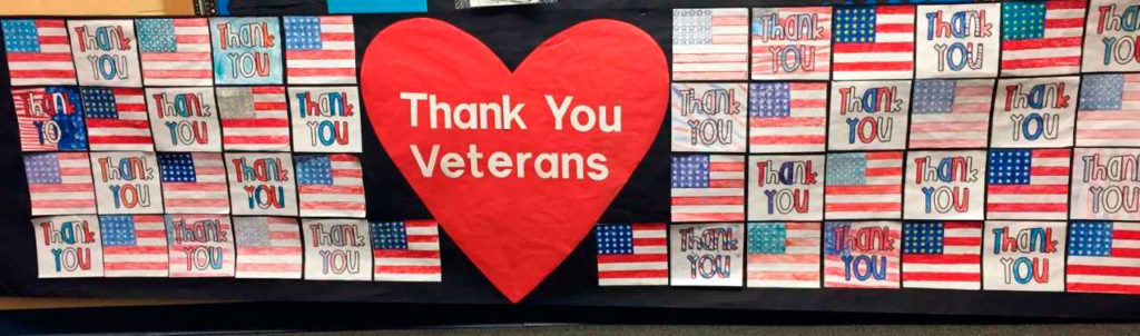 St. Thomas More Catholic School in Lynnwood celebrated local veterans on Nov. 8. (Contributed photo)
