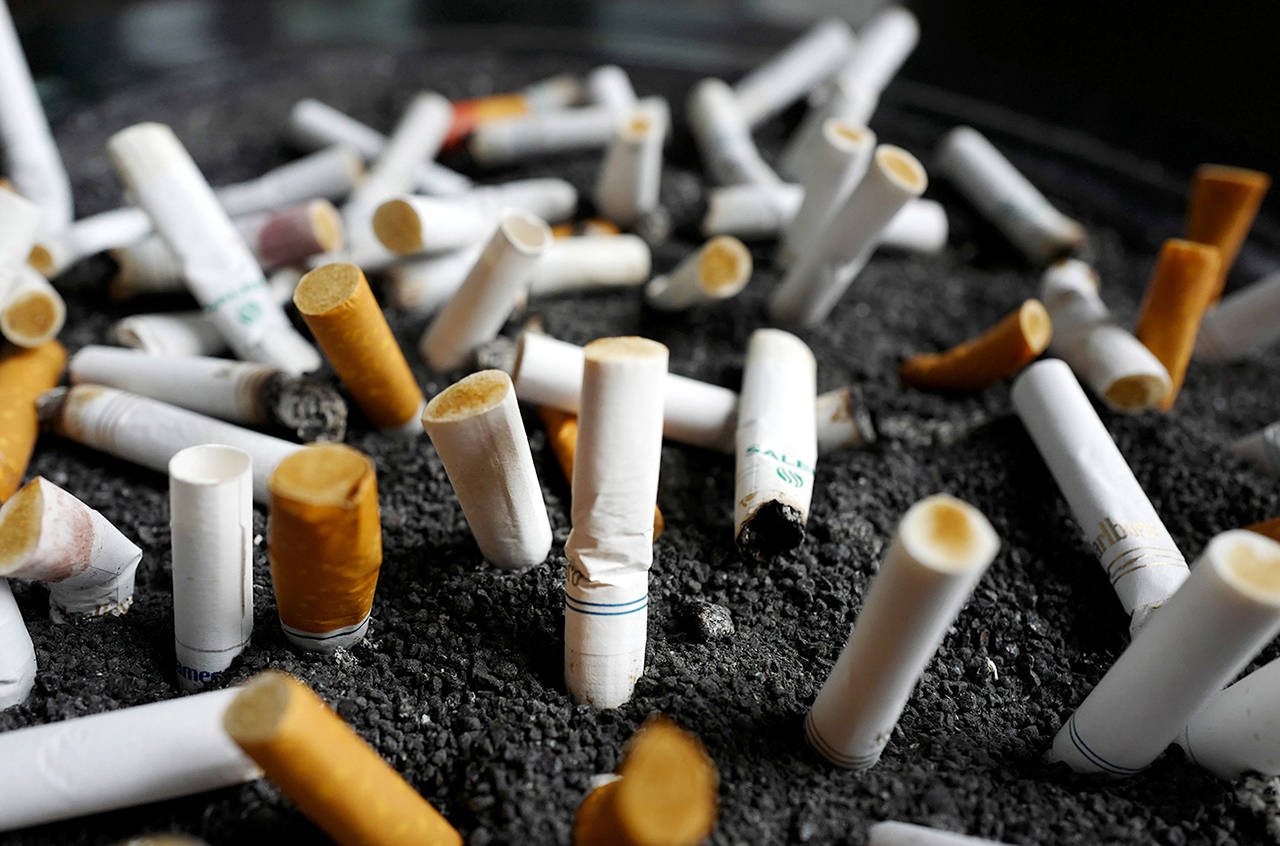 Under court order, the tobacco industry for the first time will be forced to advertise the deadly, addictive effects of smoking, more than 11 years after a judge ruled that the companies had misled the public about the dangers of cigarettes. (AP Photo/Mark Lennihan, File)