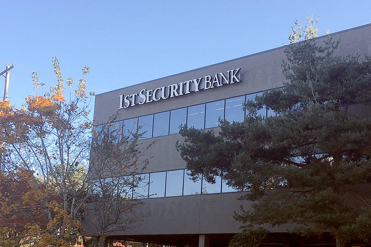 Mountlake Terrace-based 1st Security Bank wasn’t traded publicly during the recession, but it has seen a steady growth since the recession. (Jim Davis / HBJ)