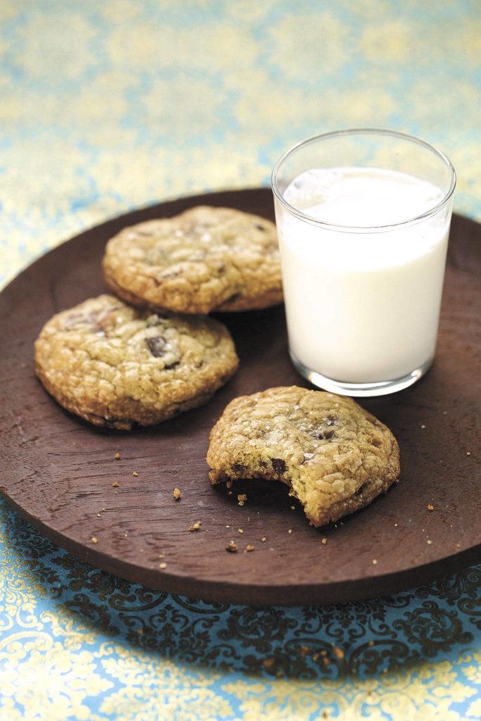 These triple chocolate chunk cookies can be made gluten free. (Jody Horton)
