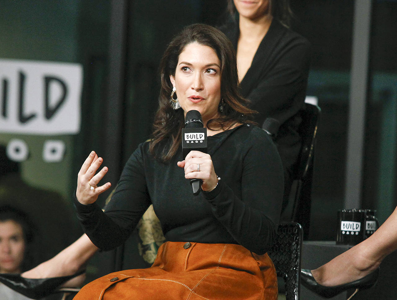 In this Oct. 17 photo, Randi Zuckerberg, sister of Facebook founder Mark Zuckerberg, participates in the BUILD Speaker Series Be Fierce tech panel in New York. (Photo by Andy Kropa/Invision/AP, File)