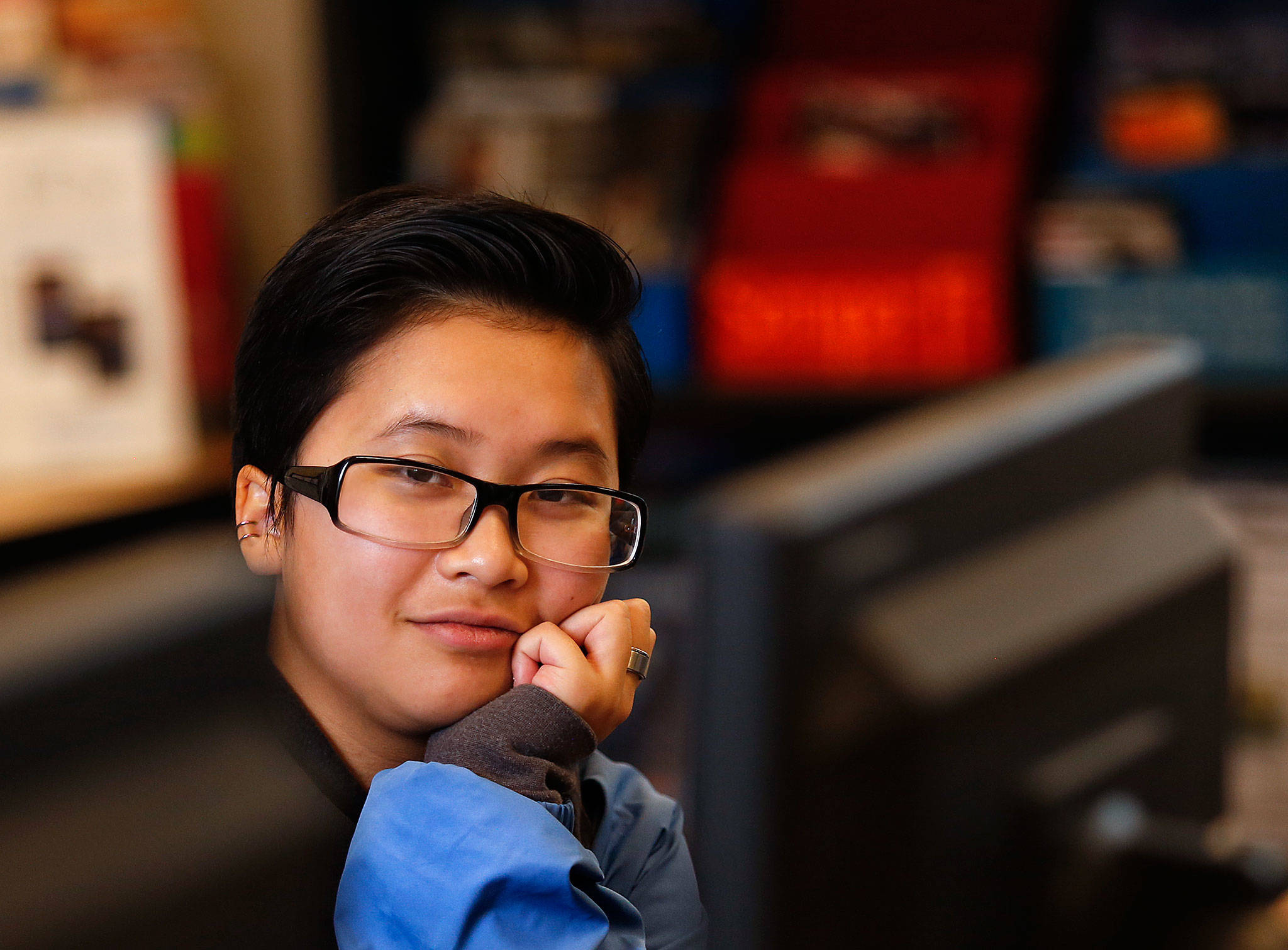 Meadowdale High School senior Samantha “Sam” Phara is this week’s Herald Super Kid. (Dan Bates / The Herald)