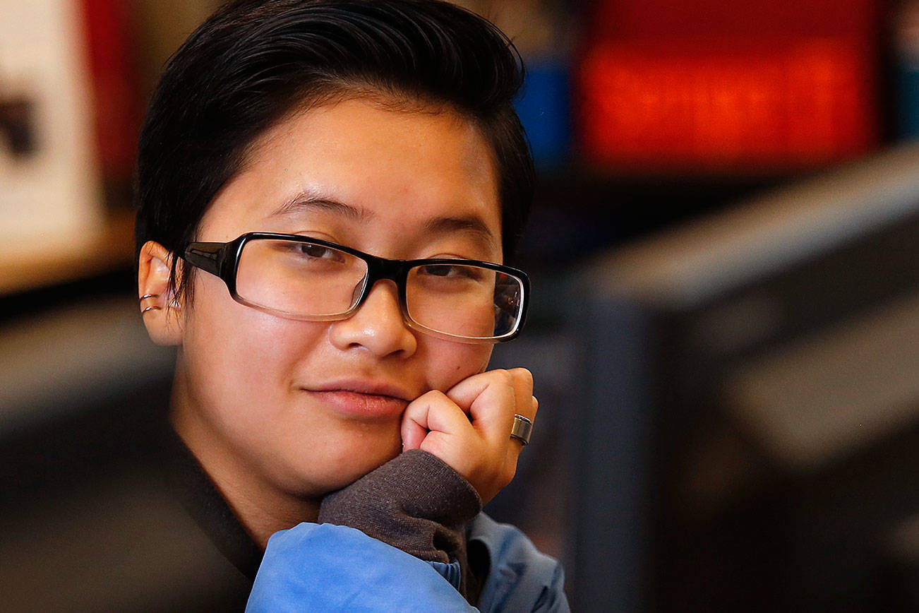 Meadowdale High School senior Samantha “Sam” Phara is this week’s Herald Super Kid. (Dan Bates / The Herald)