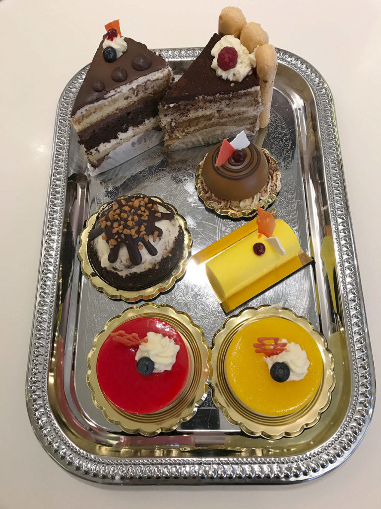 The European pastries at Ganache in Edmonds are delightful. Can you eat just one? (Gale Fiege / The Herald)
