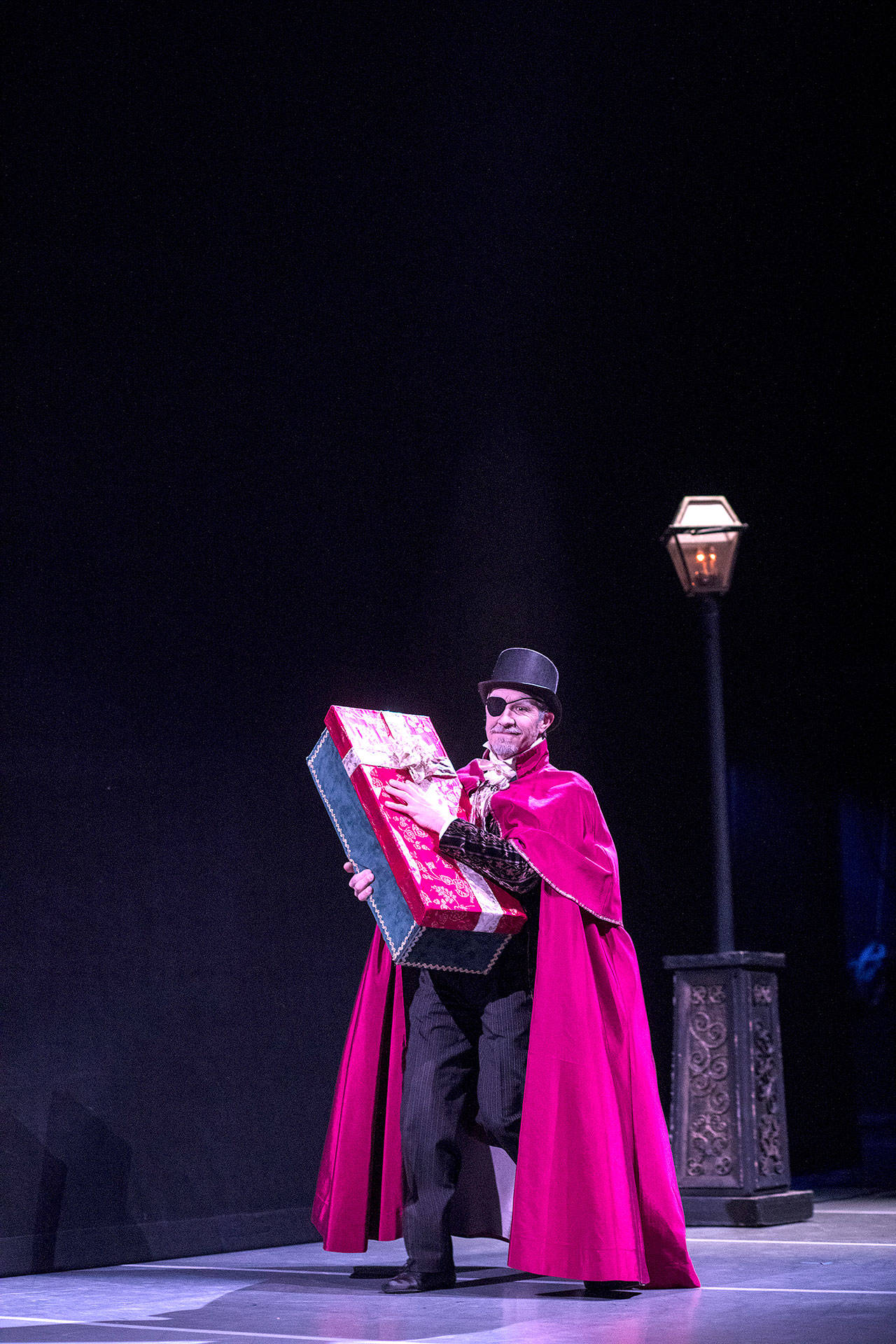 Frank Borg portrays Uncle Drosselmeyer in the Olympic Ballet Theatre production of “The Nutcracker.” The ballet will be presented in Everett and Edmonds.