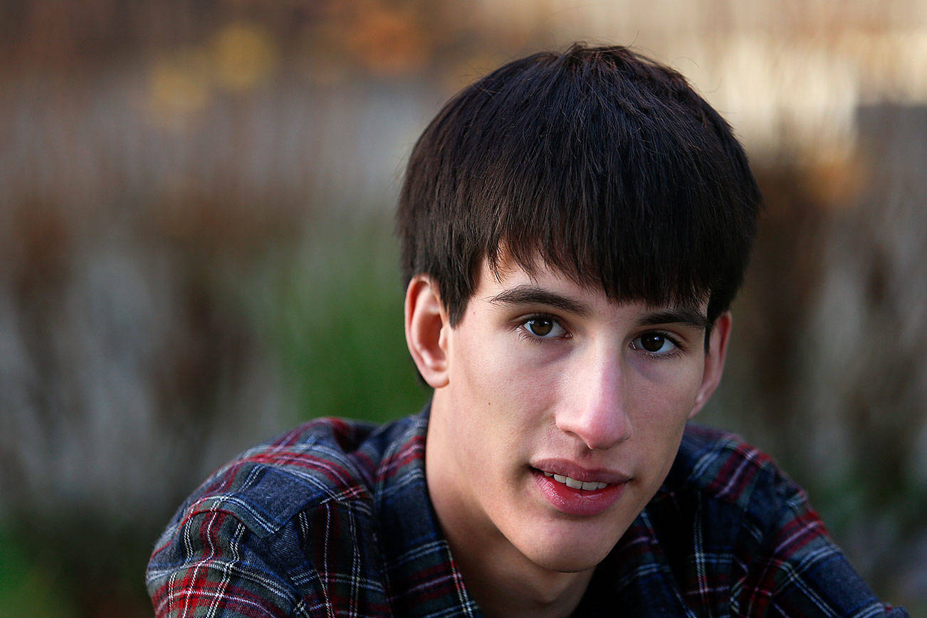 Marysville Getchell High School junior David Samaniego is this week’s Herald Super Kid. (Dan Bates / The Herald)