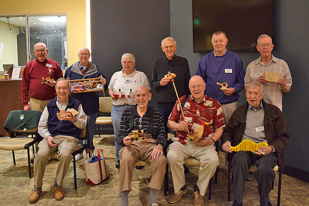 The program to make wooden toys for nonprofits has become so popular at Redmond’s Emerald Heights Community Center that they’re planning to add an 800-square-foot workshop. (Contributed photo)
