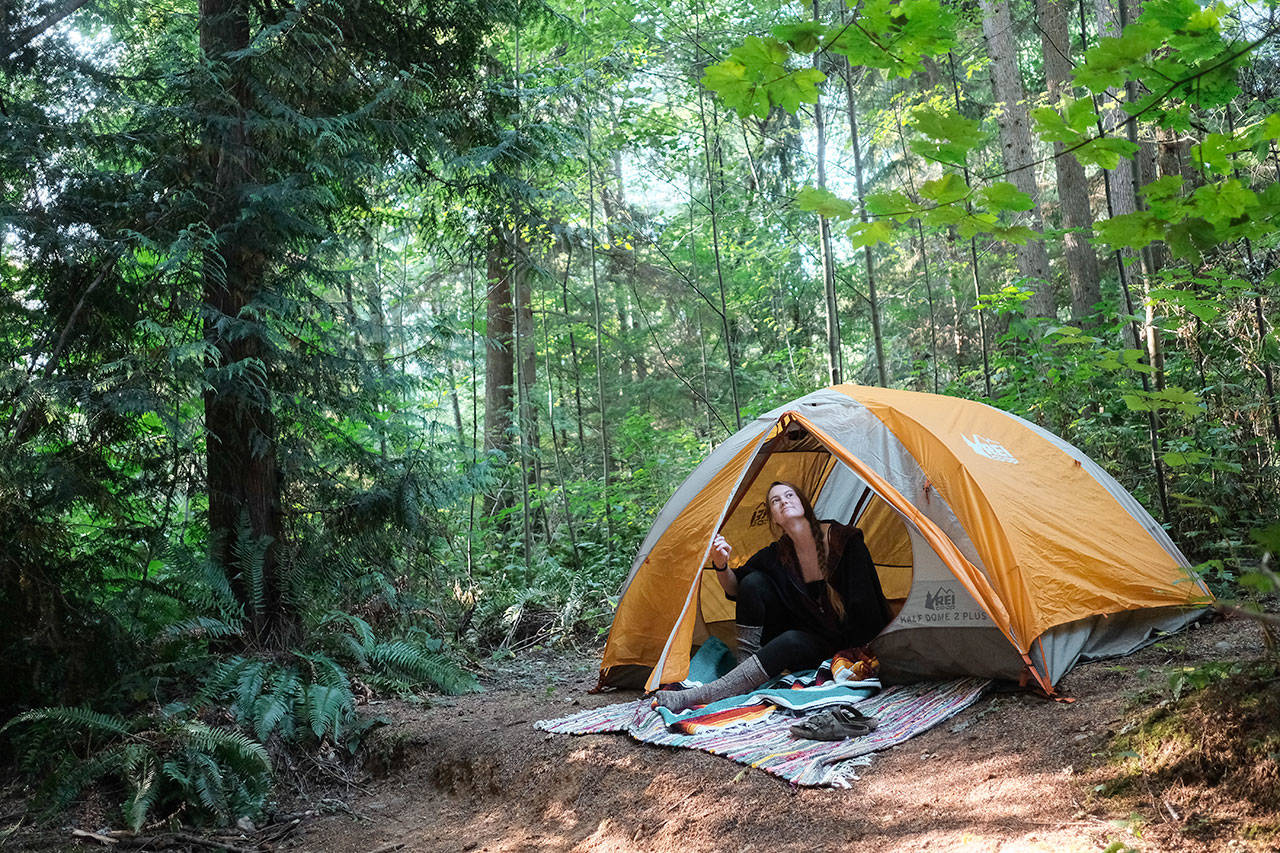 Under the Cedars is one of the private properties that have signed up to lease camping space under the website Hipcamp. Under the Cedars is located northwest of Duvall. (Courtesy of HipCamp)