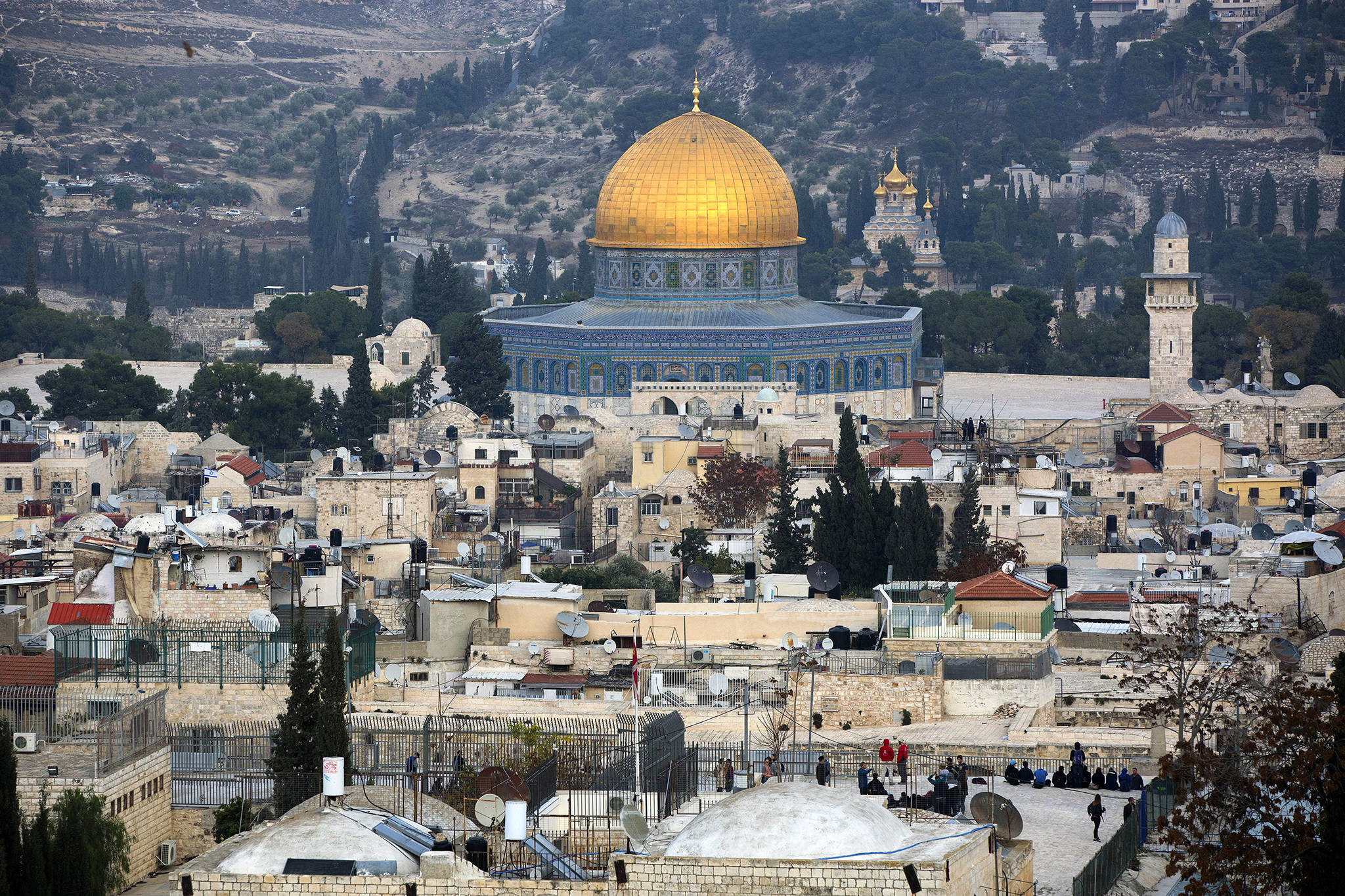 A view of Jerusalem’s old city is seen Tuesday. (AP Photo/Oded Balilty)