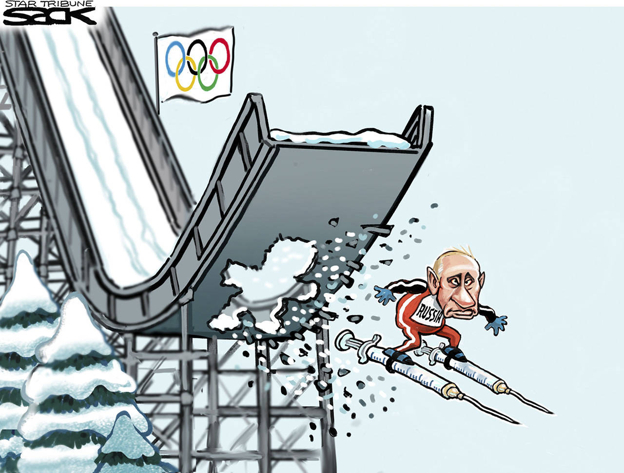 Editorial cartoons for Sunday, Dec. 10