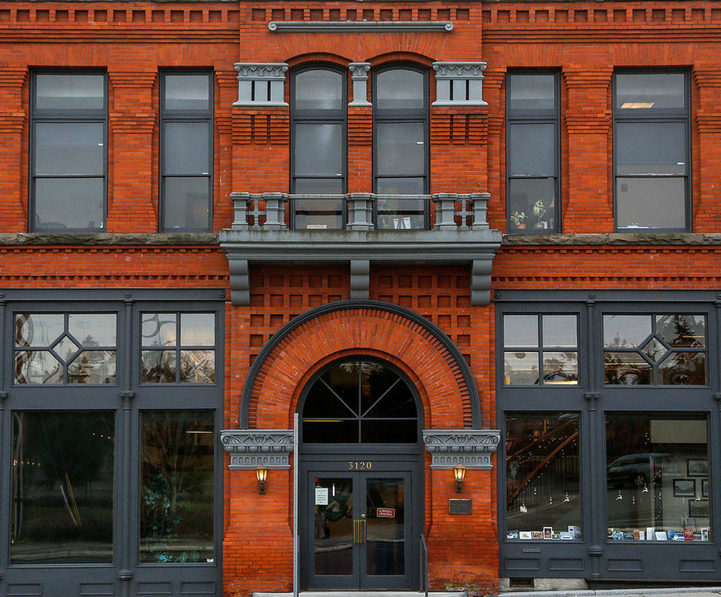 The McCabe building at 3120 Hewitt Ave. was built in 1892 and once housed the Castle Tavern. (Dan Bates / The Herald)
