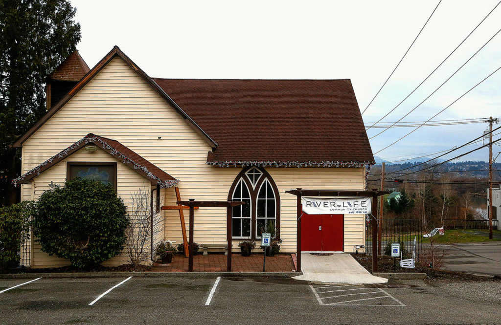 The Lowell River of Life Community Church, at 5216 S. Second St., is Everett’s oldest church building. (Dan Bates / The Herald)
