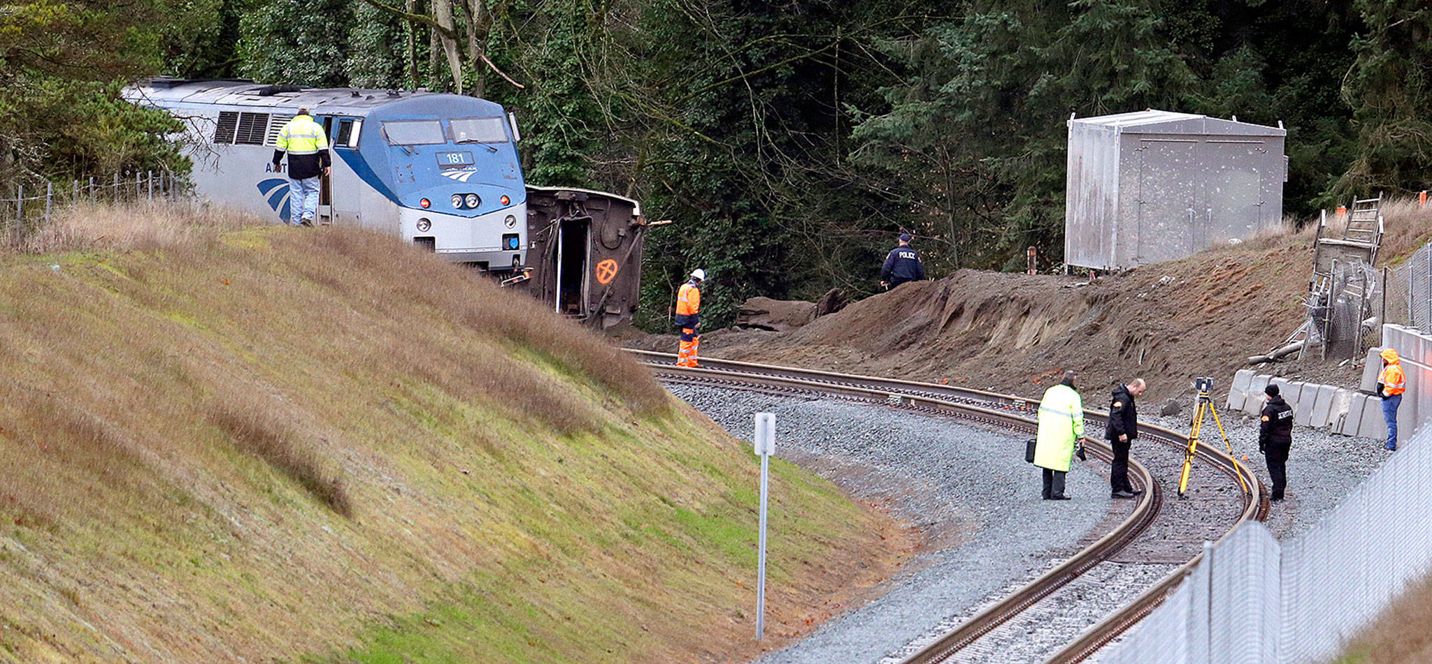 Amtrak train derailed on new, faster route that drew concern