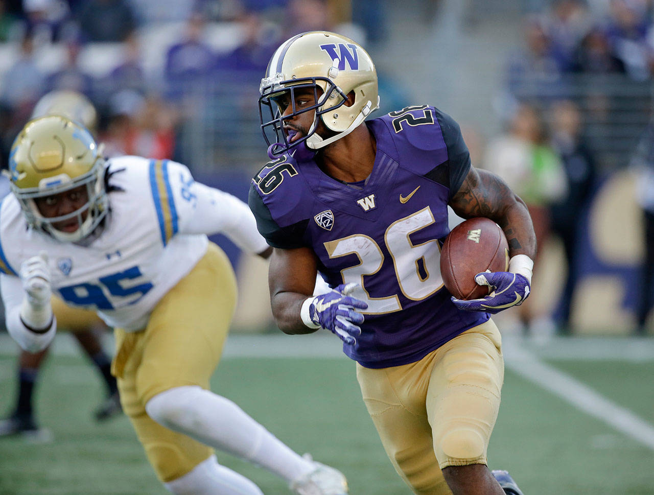 Huskies looking at the ‘big picture’ 
in the event Gaskin leaves for NFL
