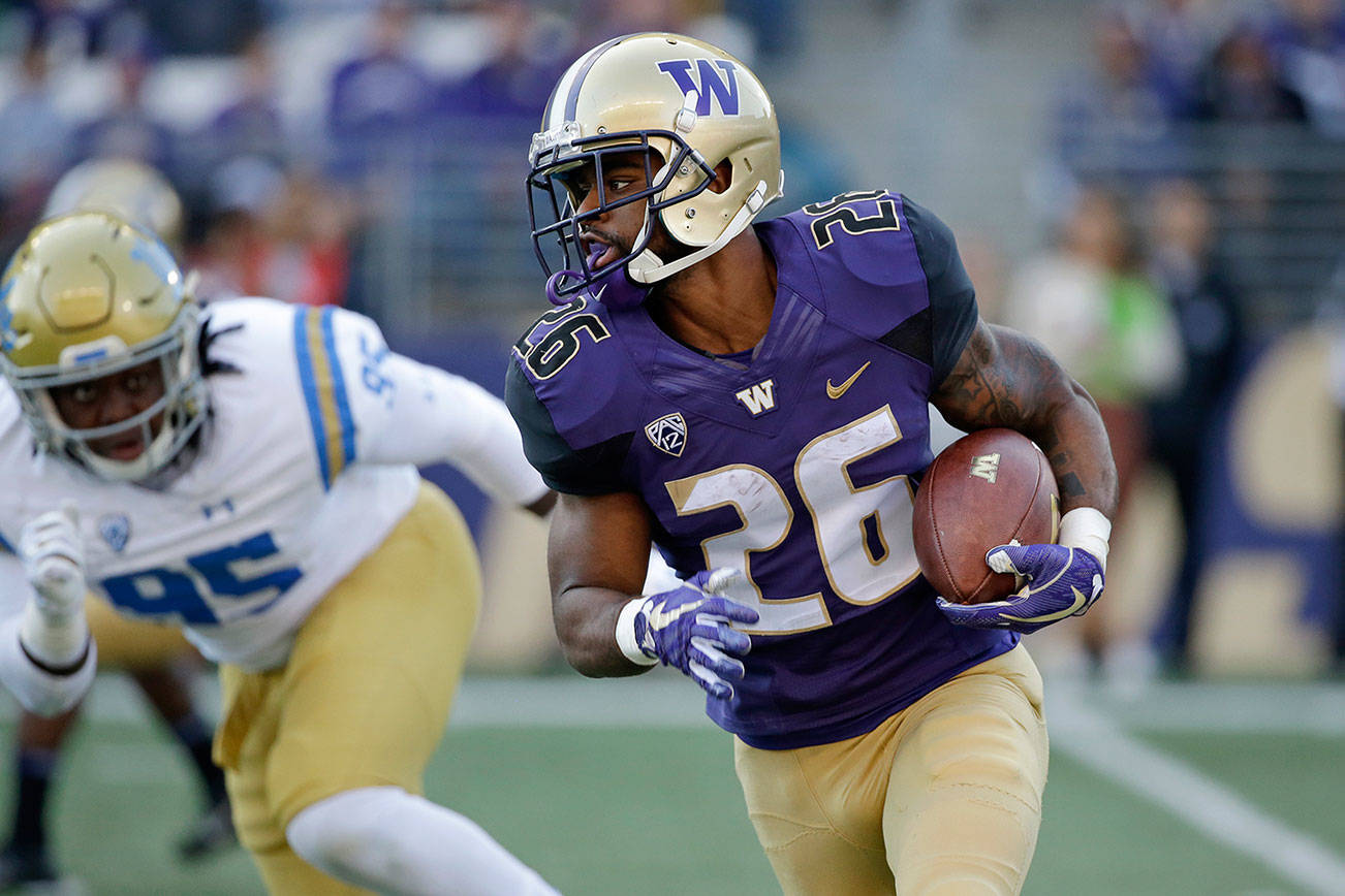 Huskies looking at the ‘big picture’ 
in the event Gaskin leaves for NFL