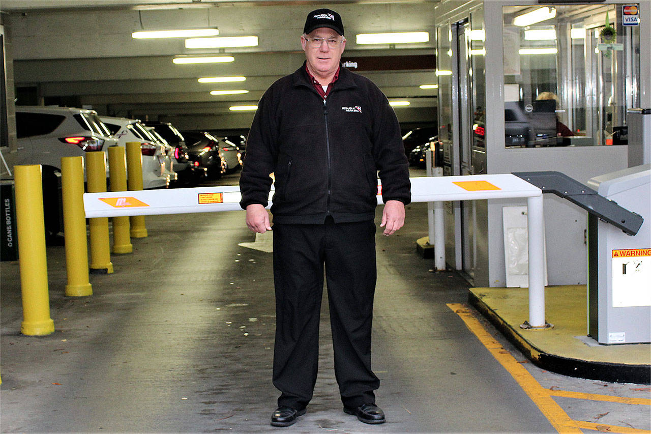 Glen Peterson ran the county’s parking garage for the last 13 years. The Navy veteran was recently honored by the Snohomish County Council and Snohomish County Executive. (Contributed photo)