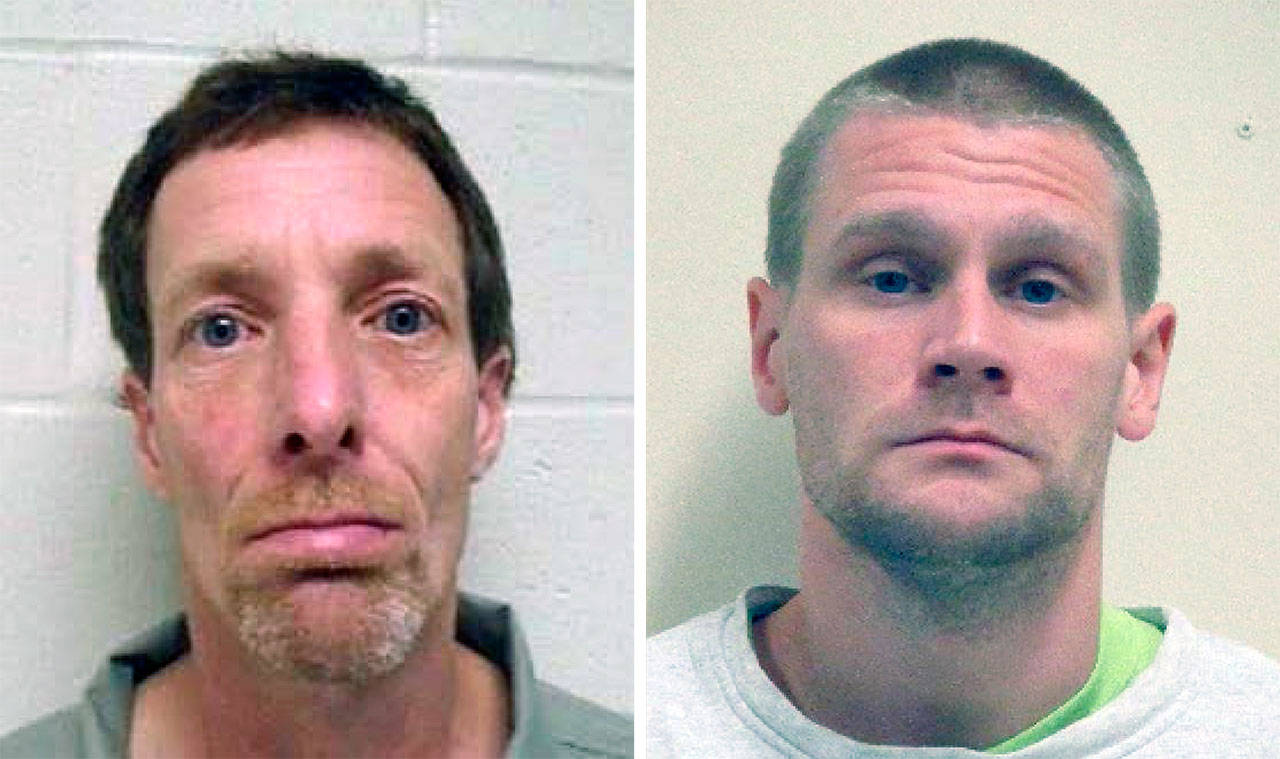 Roy Alcorn (left) and Tyler Young. (Washington State Department of Corrections)