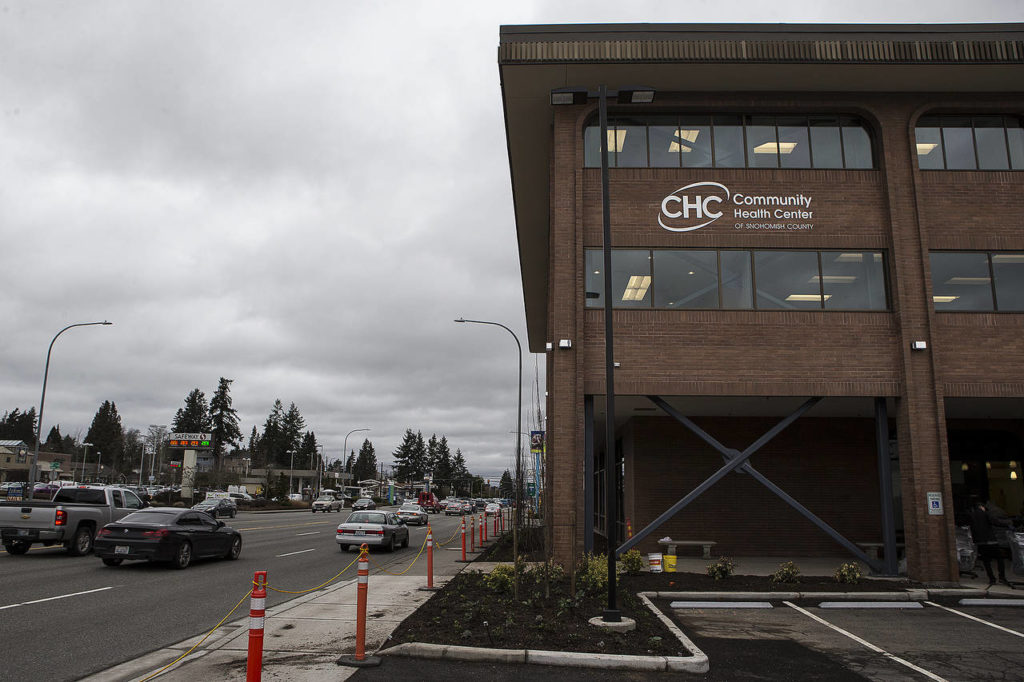 Community Health Center of Snohomish County’s newest clinic location is seen on Rucker Avenue in Everett.
