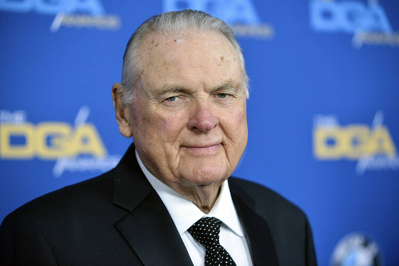 In this Jan. 2014 photo, Keith Jackson arrives at 66th Annual DGA Awards Dinner at the Hyatt Regency Century Plaza Hotel in Los Angeles. (Photo by Richard Shotwell Invision/AP, File)