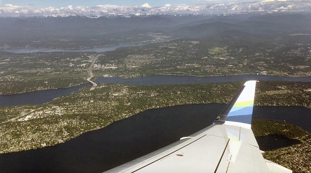 Alaska Airlines has selected destinations for new service from Paine Field. (Sue Misao / Herald file)
