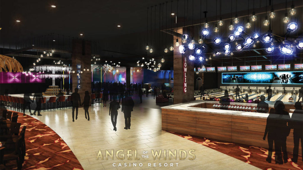 The expansion at Angel of the Winds Casino is expected to add room for up to 300 more slot machines and 16 new table games. (Courtesy Angel of the Winds)
