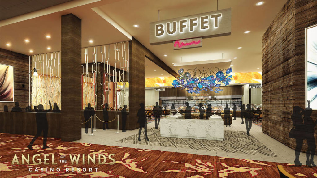 The expansion also will add a 200-seat buffet and a steakhouse called Whiskey Prime. (Courtesy Angel of the Winds)
