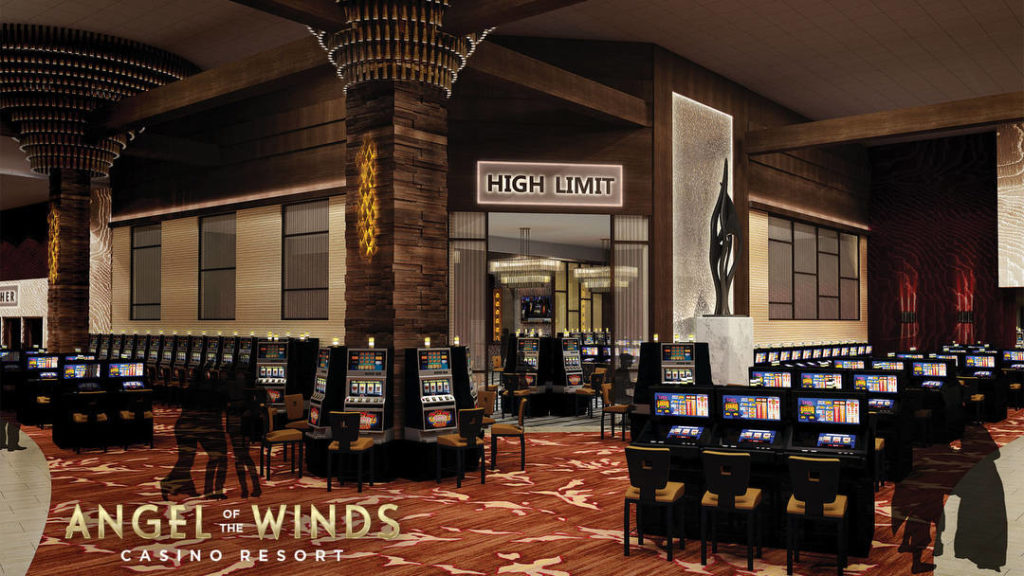 The expansion at Angel of the Winds Casino is expected to add room for up to 300 more slot machines and 16 new table games. (Courtesy Angel of the Winds)
