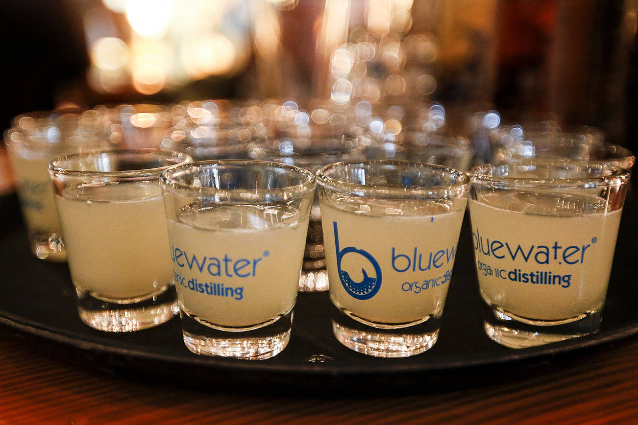 Make a splash as a bartender at home thanks to Bluewater Distilling