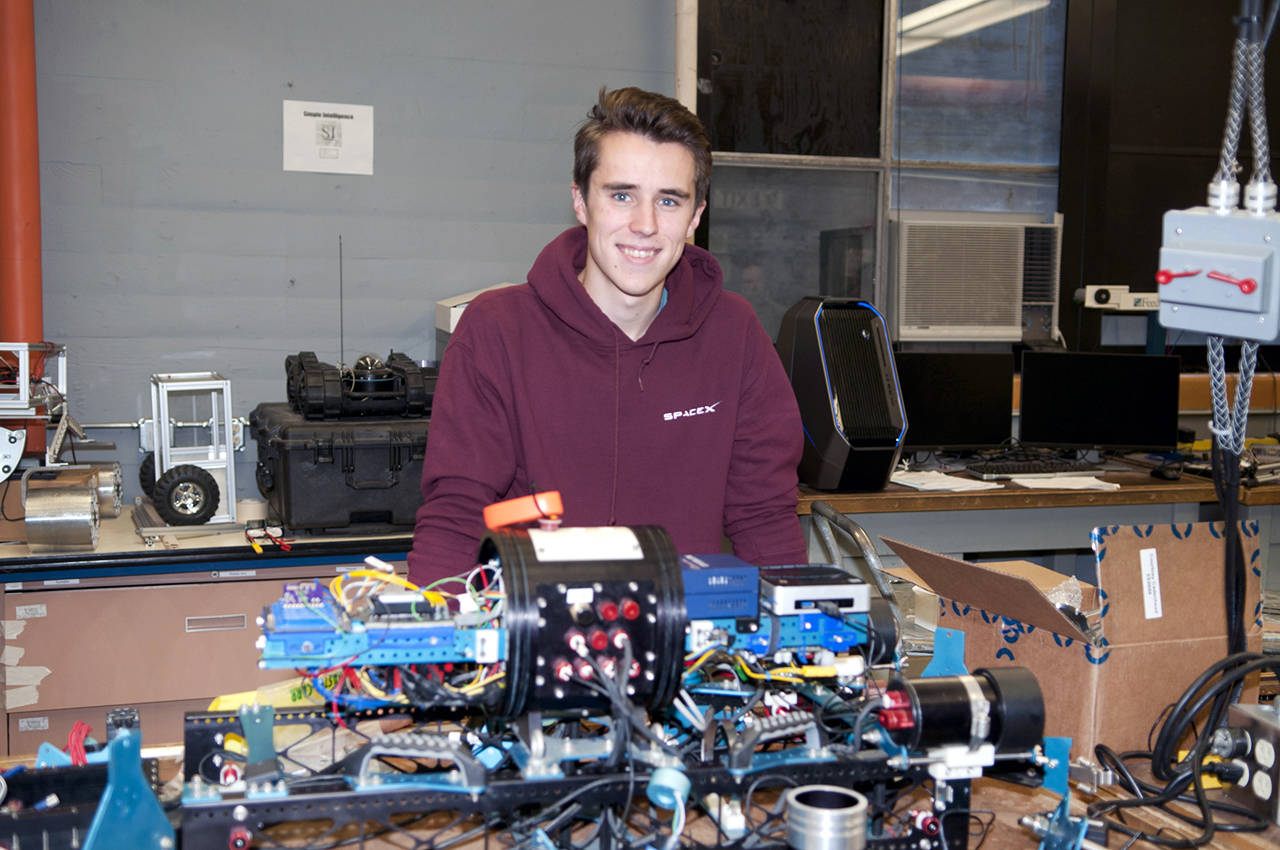 Ryan Summers, a Rhodes Scholar finalist, spent a lot of time at the Washington State University Voiland College of Engineering and Architecture. (Washington State University)
