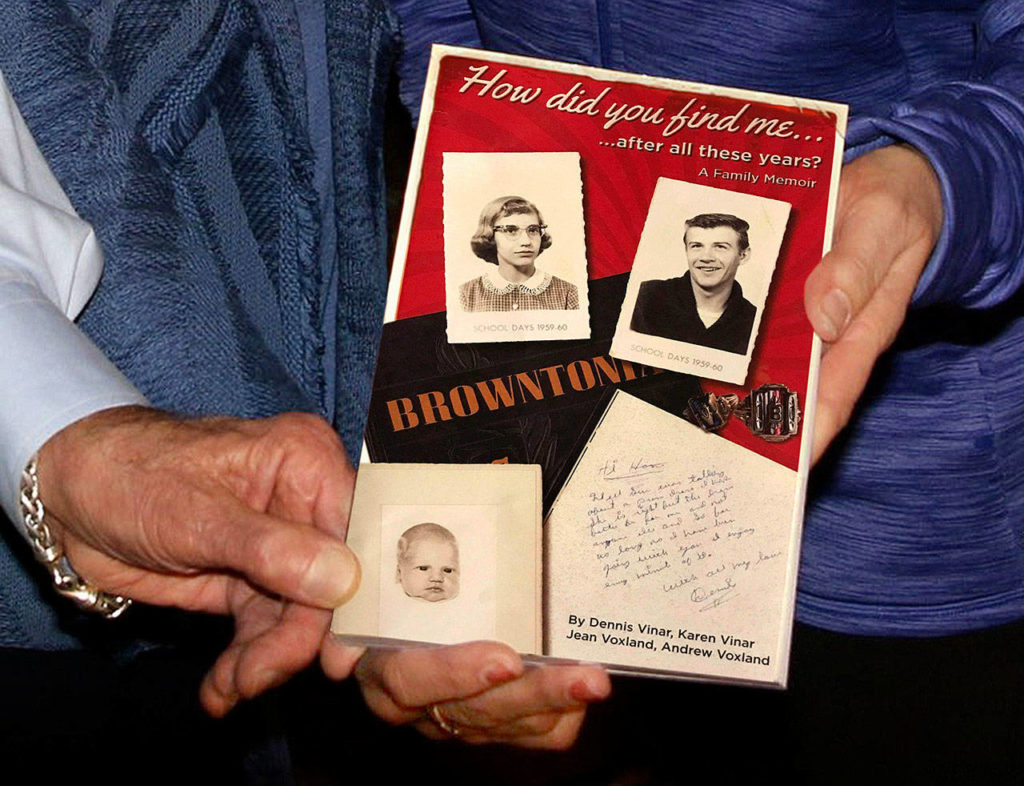“How Did You Find Me … After All These Years?” tells the story of former high school sweethearts Dennis Vinar and Karen Lehmann reuniting, marrying and finding the daughter they gave up for adoption as teens. (Courtesy Karen and Dennis Vinar)
