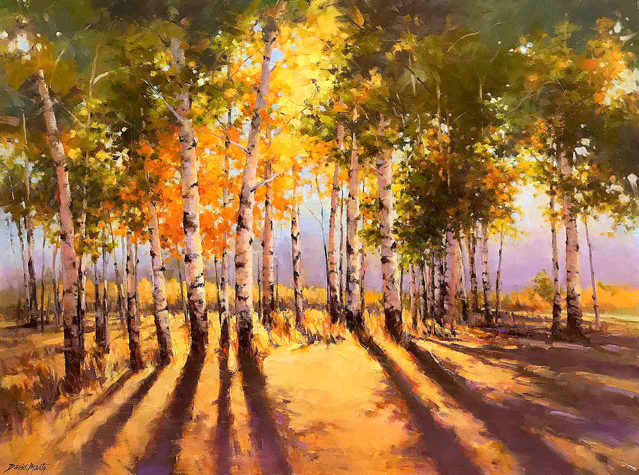 See “Autumn Light” by David Marty at the Cole Gallery in Edmonds.