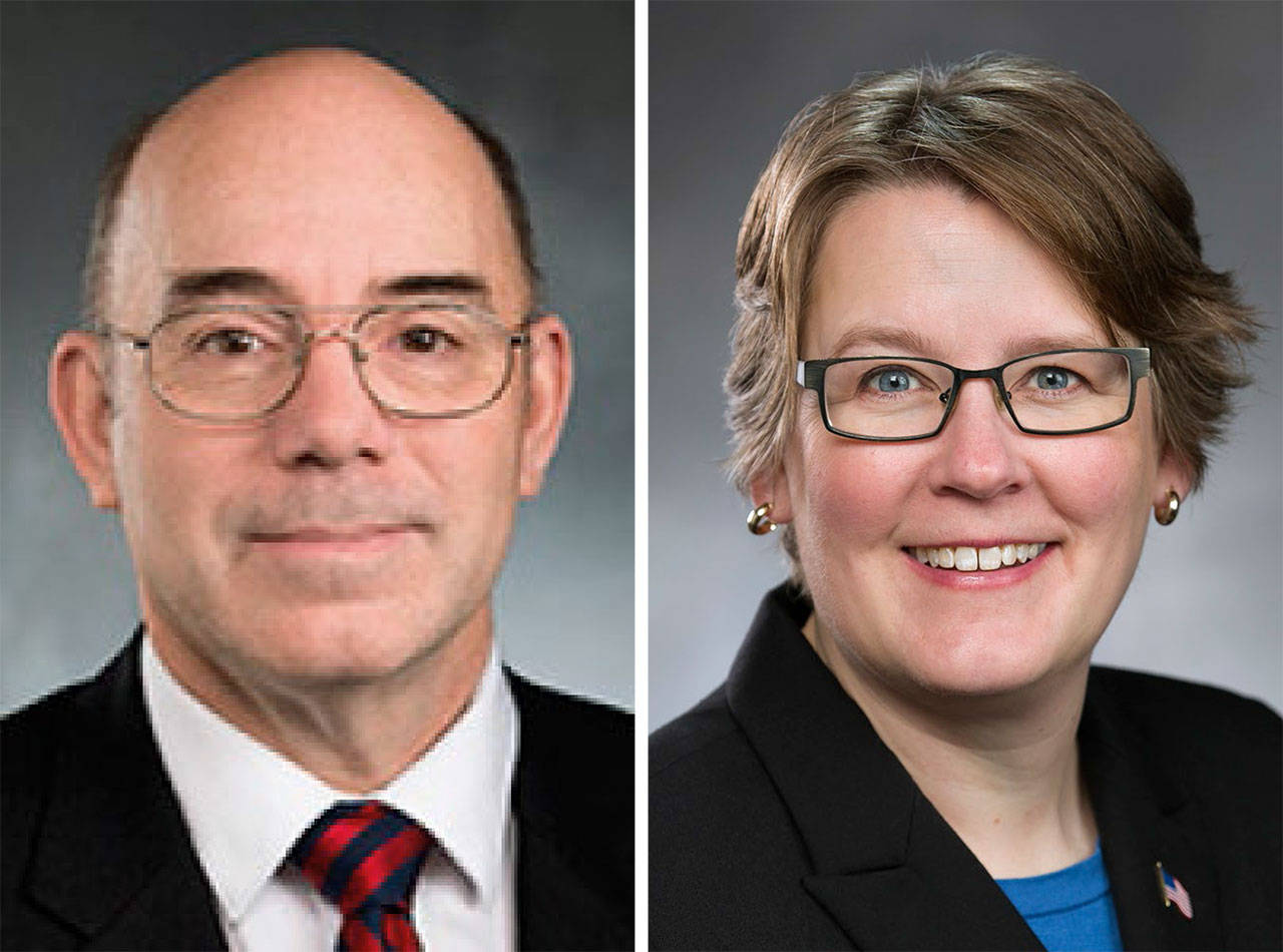 Keith Wagoner (left) and Elizabeth Scott