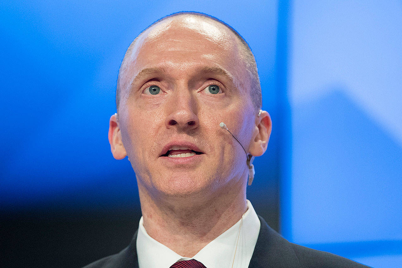 Carter Page. (AP Photo/Pavel Golovkin, file)