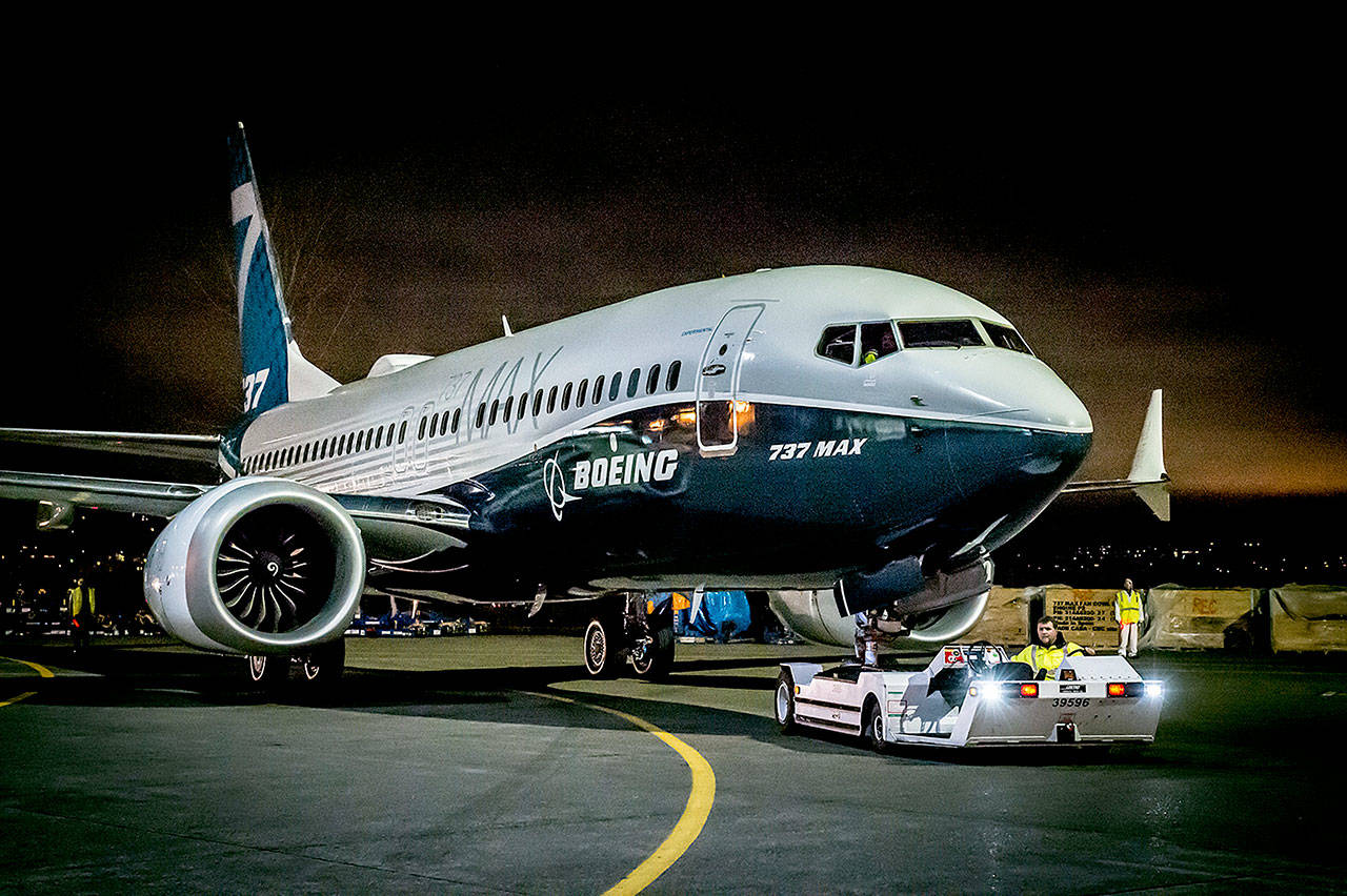 The Boeing 737 MAX 7. (Boeing Co.)